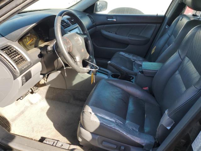 1HGCM56835A192416 - 2005 HONDA ACCORD EX BLACK photo 7