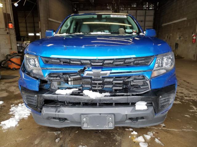 1GCGTBEN1N1219282 - 2022 CHEVROLET COLORADO BLUE photo 5