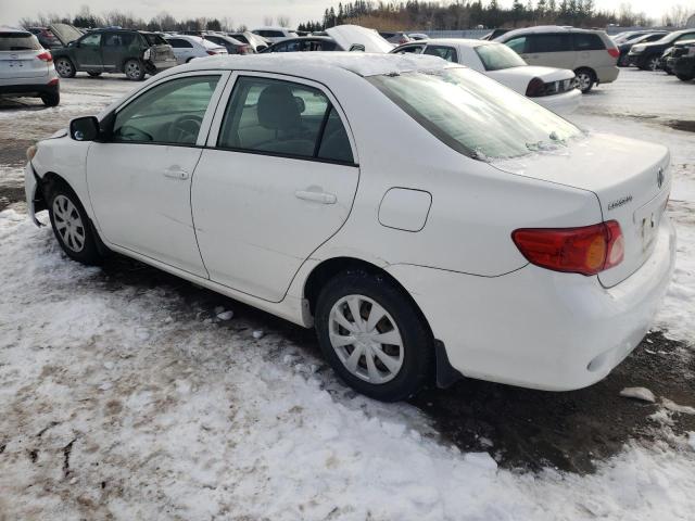 2T1BU40E19C017957 - 2009 TOYOTA COROLLA BASE WHITE photo 2