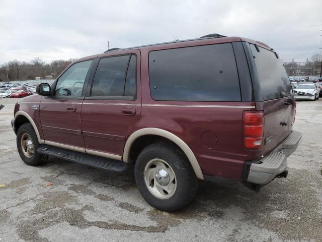 1FMPU18L6XLC33537 - 1999 FORD EXPEDITION MAROON photo 2