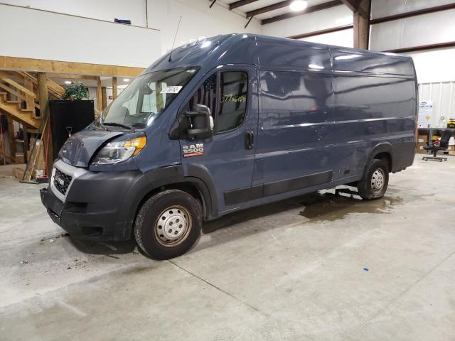 3C6URVJG0KE551711 - 2019 RAM PROMASTER 3500 HIGH ლურჯი ფოტო 1
