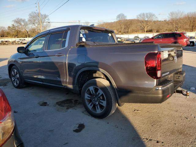 5FPYK2F60HB010505 - 2017 HONDA RIDGELINE RTL GRAY photo 2