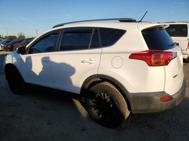 JTMWFREV6EJ020014 - 2014 TOYOTA RAV4 XLE WHITE photo 2