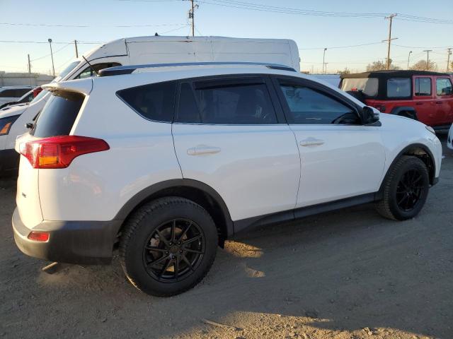 JTMWFREV6EJ020014 - 2014 TOYOTA RAV4 XLE WHITE photo 3