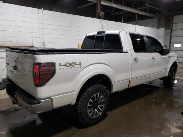 1FTFW1ET4CFA03051 - 2012 FORD F150 SUPERCREW WHITE photo 3