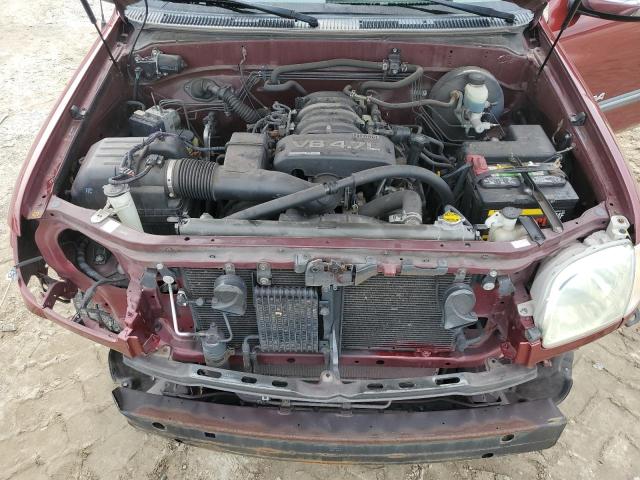 5TBRT341X6S481831 - 2006 TOYOTA TUNDRA ACCESS CAB SR5 BURGUNDY photo 11