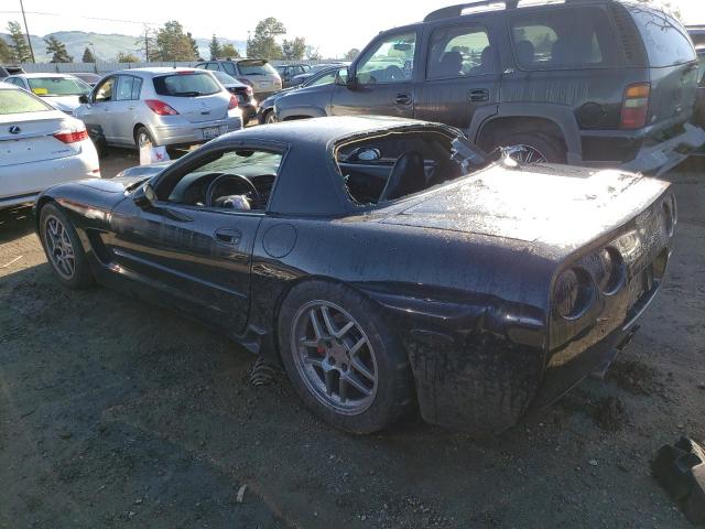 1G1YY12S515104836 - 2001 CHEVROLET CORVETTE Z06 BLACK photo 2