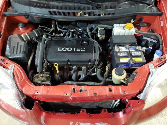 KL1TD5DE6AB129829 - 2010 CHEVROLET AVEO LS Tünd qırmızı foto 11