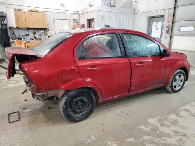 KL1TD5DE6AB129829 - 2010 CHEVROLET AVEO LS Tünd qırmızı foto 3