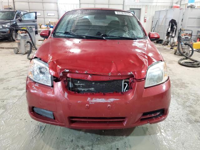KL1TD5DE6AB129829 - 2010 CHEVROLET AVEO LS Tünd qırmızı foto 5