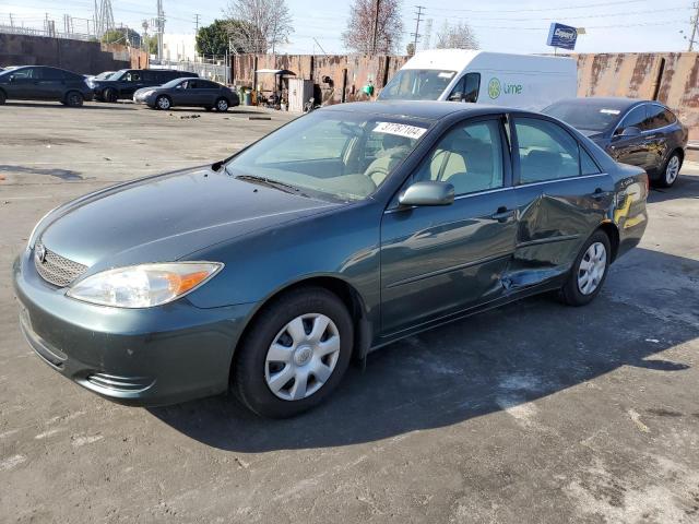 4T1BE32K32U557843 - 2002 TOYOTA CAMRY LE GREEN photo 1