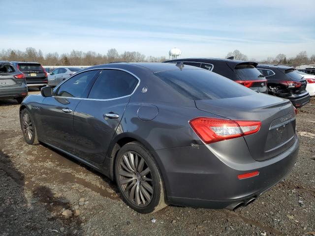 ZAM57XSA1F1146051 - 2015 MASERATI GHIBLI GRAY photo 2