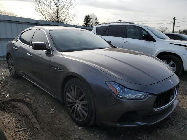 ZAM57XSA1F1146051 - 2015 MASERATI GHIBLI GRAY photo 4