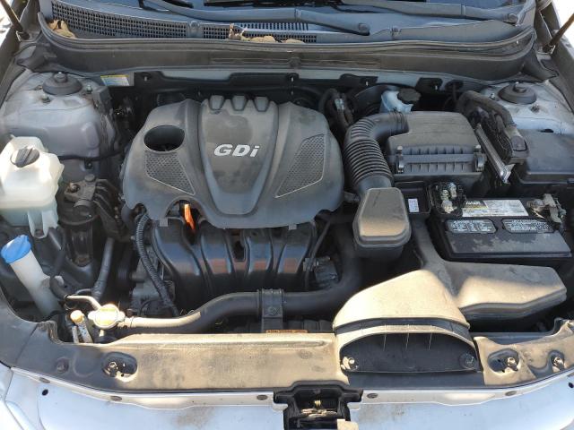 5NPEB4AC3CH356871 - 2012 HYUNDAI SONATA GLS SILVER photo 11