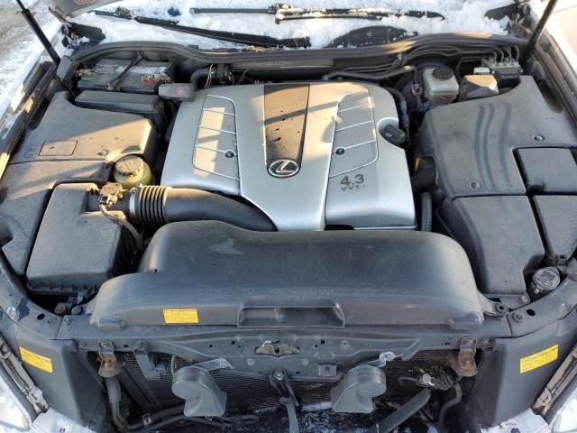 JTHBN36FX65050034 - 2006 LEXUS LS 430 SILVER photo 11