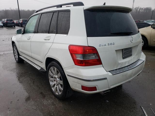 WDCGG8HB3BF533906 - 2011 MERCEDES-BENZ GLK 350 4MATIC WHITE photo 2