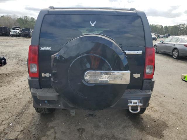 5GTEN13E488147173 - 2008 HUMMER H3 BLACK photo 6