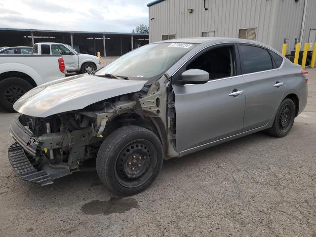 3N1AB7AP2DL695001 - 2013 NISSAN SENTRA S GRAY photo 1