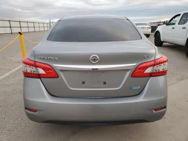 3N1AB7AP2DL695001 - 2013 NISSAN SENTRA S GRAY photo 6