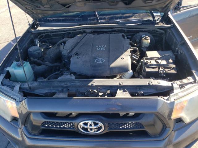 5TFJU4GN9EX058477 - 2014 TOYOTA TACOMA DOUBLE CAB PRERUNNER GRAY photo 11