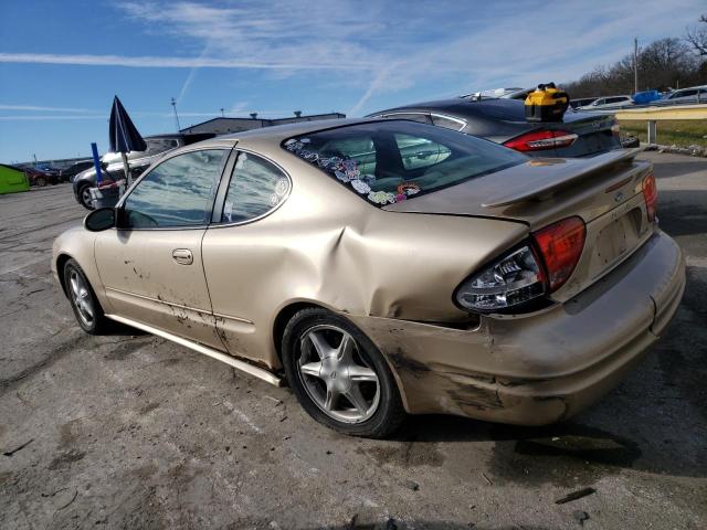 1G3NL12E32C136605 - 2002 OLDSMOBILE ALERO GL GOLD photo 2