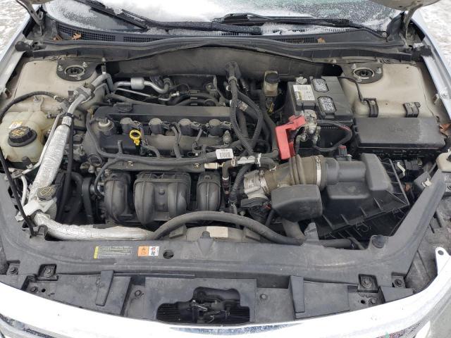 3FAHP0HA8AR259399 - 2010 FORD FUSION SE SILVER photo 11