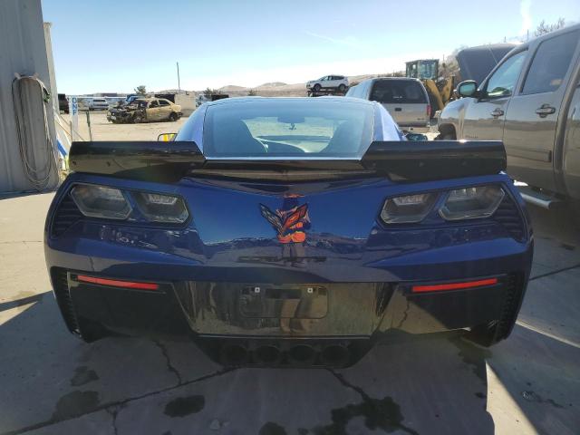 1G1YS2D63H5600364 - 2017 CHEVROLET CORVETTE Z06 2LZ BLUE photo 6