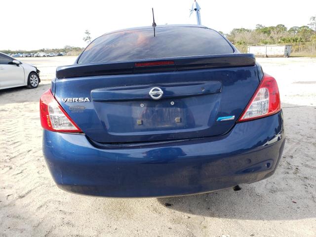 3N1CN7AP8EL844853 - 2014 NISSAN VERSA S BLUE photo 6