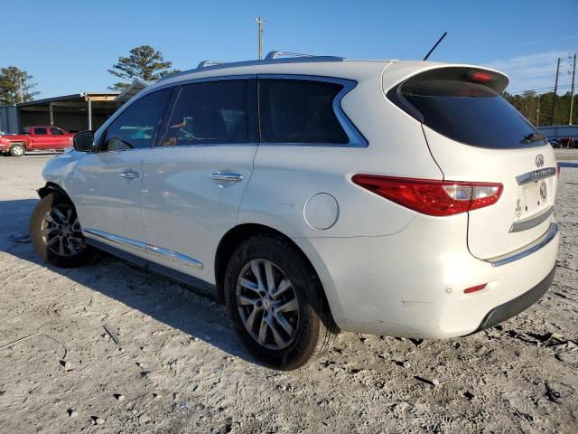 5N1AL0MM8EC532221 - 2014 INFINITI QX60 WHITE photo 2