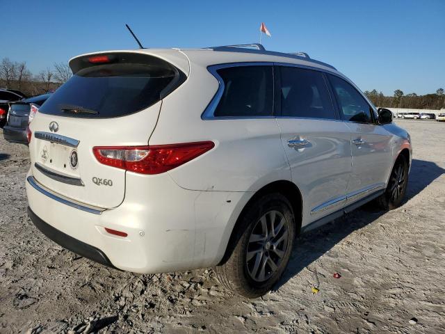 5N1AL0MM8EC532221 - 2014 INFINITI QX60 WHITE photo 3