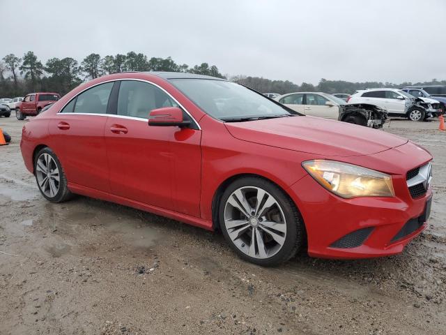 WDDSJ4EB1FN206453 - 2015 MERCEDES-BENZ CLA 250 RED photo 4