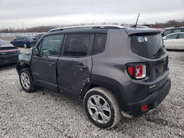 ZACCJBDB5JPG95993 - 2018 JEEP RENEGADE LIMITED GRAY photo 2