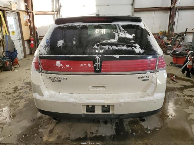 2LMDU88C58BJ01080 - 2008 LINCOLN MKX WHITE photo 6