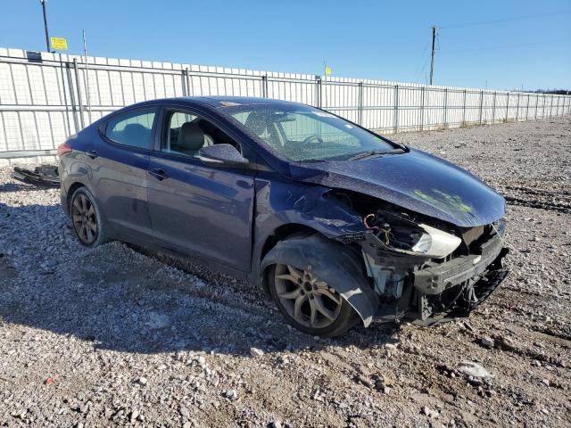 5NPDH4AE4CH094175 - 2012 HYUNDAI ELANTRA GLS BLUE photo 4