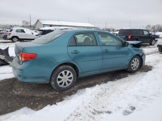 JTDBL40E899084161 - 2009 TOYOTA COROLLA BASE GREEN photo 3