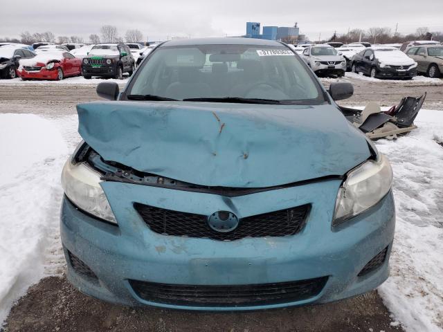 JTDBL40E899084161 - 2009 TOYOTA COROLLA BASE GREEN photo 5