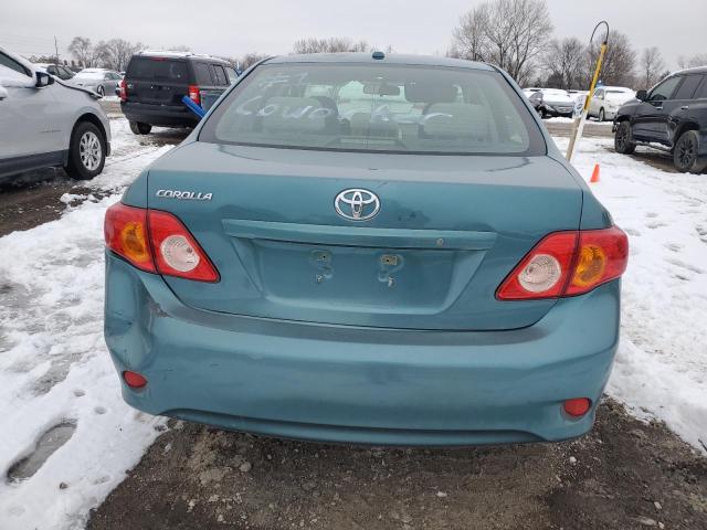 JTDBL40E899084161 - 2009 TOYOTA COROLLA BASE GREEN photo 6