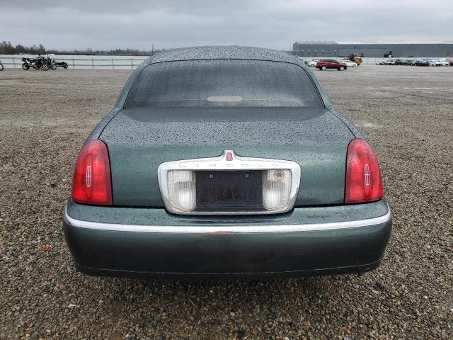 1LNHM81W61Y727618 - 2001 LINCOLN TOWN CAR EXECUTIVE GREEN photo 6