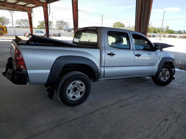 5TEJU62NX8Z558700 - 2008 TOYOTA TACOMA DOUBLE CAB PRERUNNER SILVER photo 3