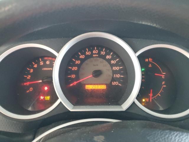 5TEJU62NX8Z558700 - 2008 TOYOTA TACOMA DOUBLE CAB PRERUNNER SILVER photo 9