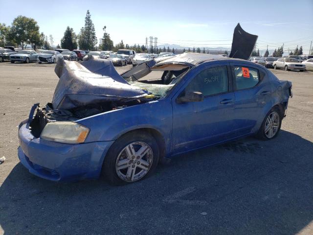 1B3LC56J08N160932 - 2008 DODGE AVENGER SXT BLUE photo 1