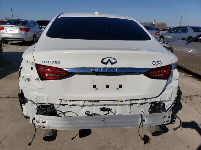 JN1EV7AP6KM515353 - 2019 INFINITI Q50 LUXE WHITE photo 6