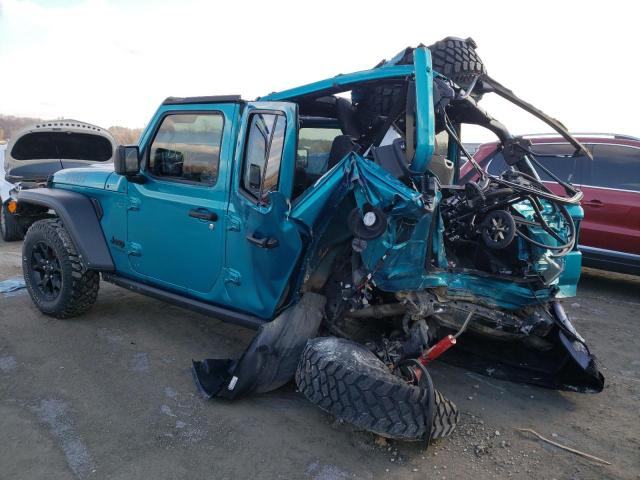 1C4HJXDN7LW216847 - 2020 JEEP WRANGLER U SPORT ტურკოუსი ფოტო 3