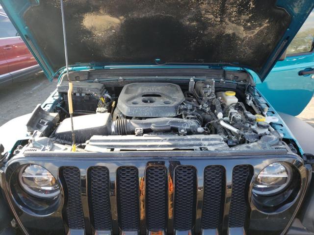 1C4HJXDN7LW216847 - 2020 JEEP WRANGLER U SPORT ტურკოუსი ფოტო 7