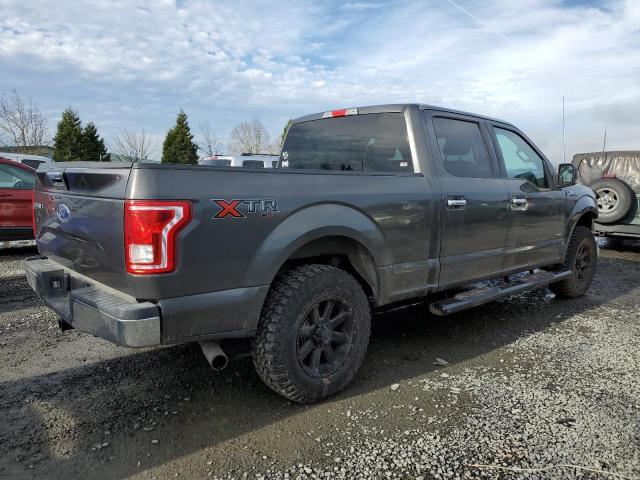 1FTFW1EG5GKF22383 - 2016 FORD F150 SUPERCREW GRAY photo 3