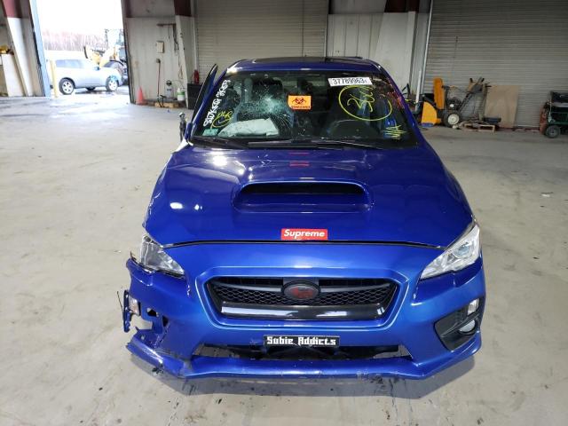 JF1VA1E61H9827590 - 2017 SUBARU WRX PREMIUM BLUE photo 5