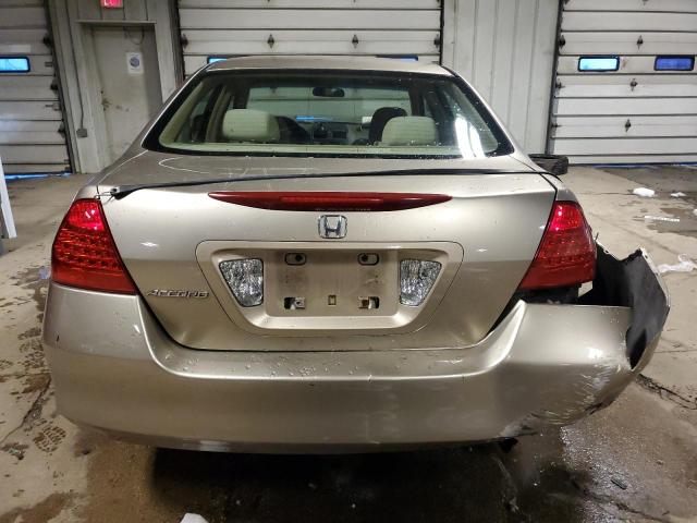 3HGCM56427G705138 - 2007 HONDA ACCORD LX TAN photo 6