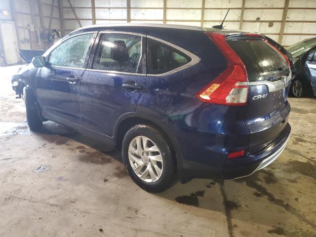 5J6RM4H78FL058637 - 2015 HONDA CR-V EXL BLUE photo 2