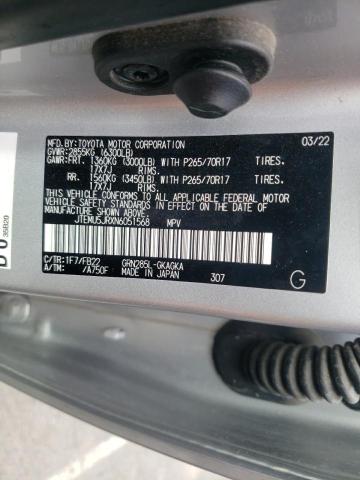 JTEMU5JRXN6051568 - 2022 TOYOTA 4RUNNER SR5/SR5 PREMIUM 银色 照片 14