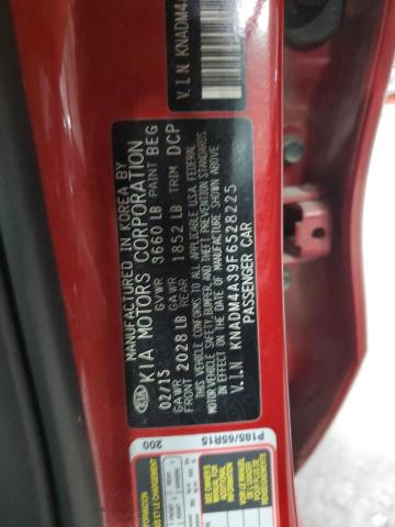 KNADM4A39F6528225 - 2015 KIA RIO LX RED photo 12